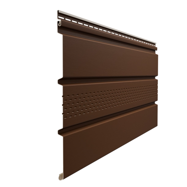 Софит Docke Premium, T4 с центральной перфорацией, каштан