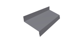 Отлив простой 50 0,45 PE с пленкой RAL 7004 сигнальный серый (2м)