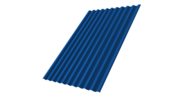 Профнастил С21R 0,4 PE RAL 5005 сигнальный синий