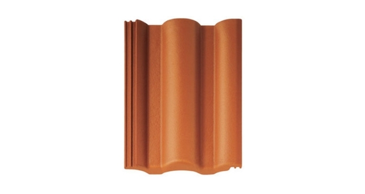 Рядная черепица Braas Таунус красный