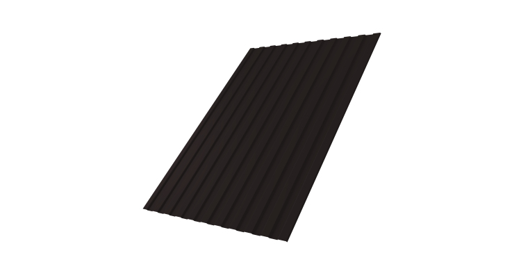 Профнастил С8А 0,5 Satin RAL 9005 черный