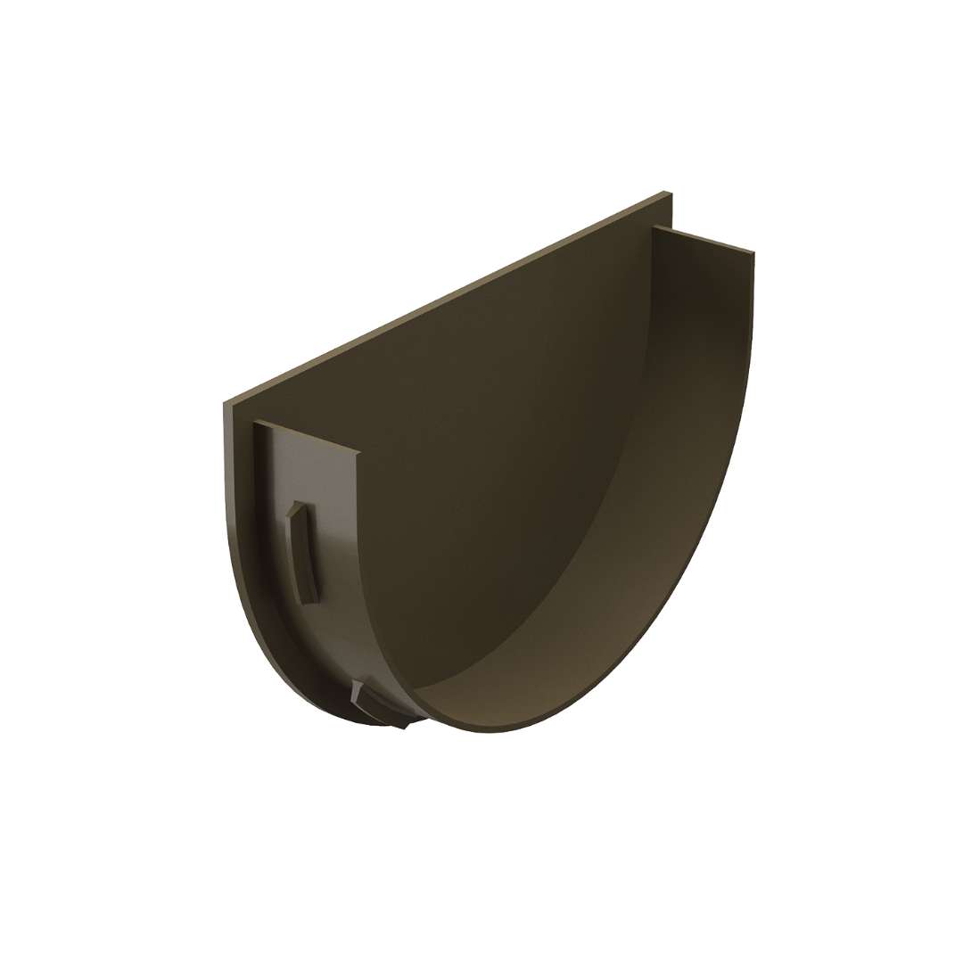 Заглушка воронки Premium, каштан