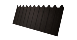 Профнастил С8А фигурный 0,45 Print Elite Coffee Wood TwinColor