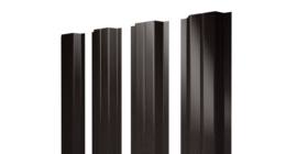 Штакетник П-образный A с прямым резом 0,45 Print Elite Coffee Wood TwinColor