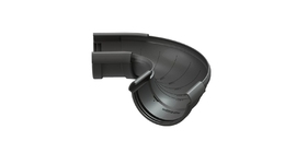 Угол желоба регулируемый LUX, графит