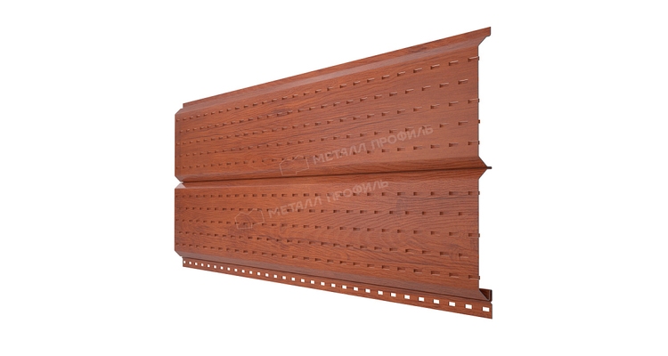 Софит Металл Профиль Lбрус-15х240 (ECOSTEEL_T-12-Дуб-0.45)