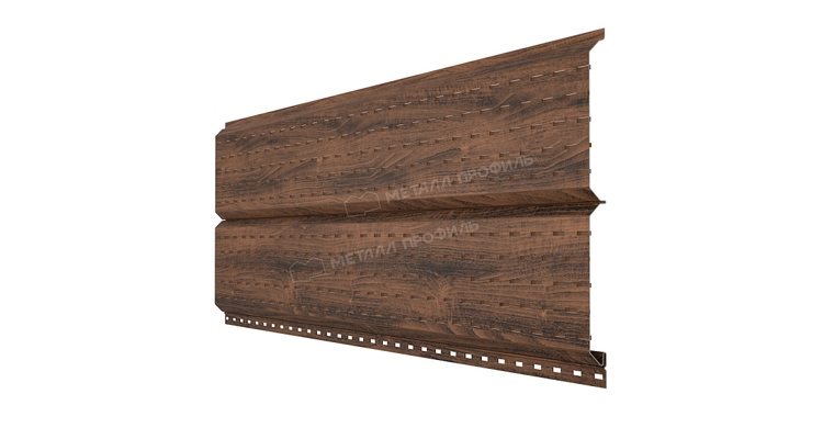 Софит Металл Профиль Lбрус-15х240 (ECOSTEEL_MA-01-МореныйДуб-0.5)