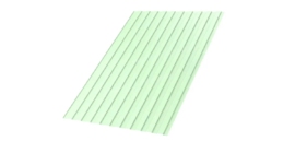 Профнастил С-8 x 1150 B Norman MP ПЭ 01 RAL 6019 0,5 мм