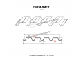 Профнастил Н60 x 845 А ПЭ 01 7004 0,7 мм