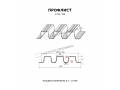 Профнастил Н114 x 750 B ОЦ оцинкованный 01 БЦ толщина металла 1мм