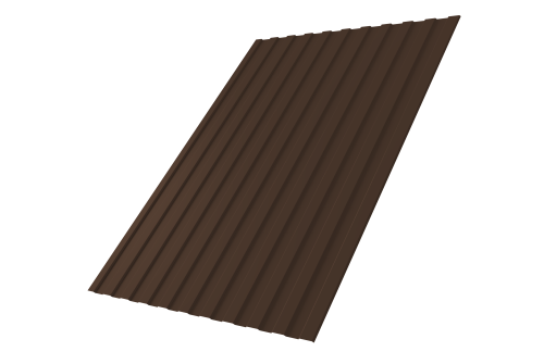 Профнастил С8А 0,45 Drap TX RAL 8017 шоколад