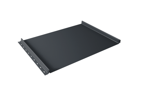 Кликфальц Grand Line 0,45 Drap TwinColor с пленкой на замках RAL 7024 мокрый асфальт