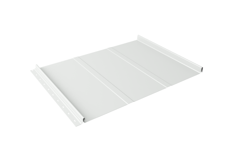 Кликфальц Line Grand Line 0,5 PE с пленкой на замках RAL 9003 сигнальный белый