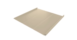 Фальц двойной стоячий Line Grand Line 0,45 PE с пленкой на замках RAL 1015 светлая слоновая кость