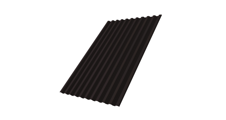 Профнастил С21R 0,5 Velur X RAL 9005 черный