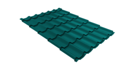 Металлочерепица классик Grand Line 0,45 PE RAL 5021 водная синь