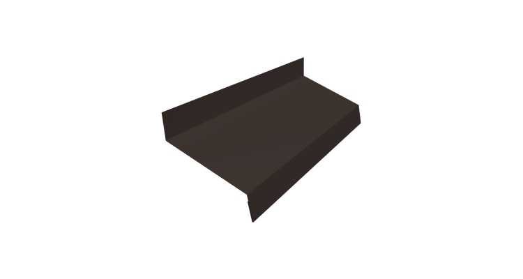 Отлив простой 50 0,45 Drap TR RR 32 темно-коричневый (3м)