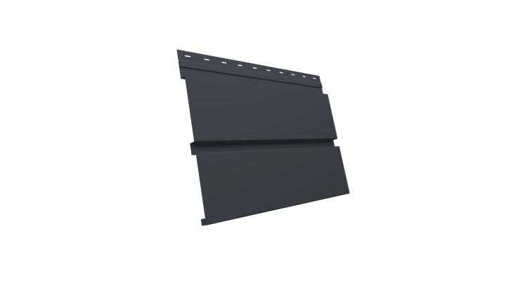 Квадро брус 0.45 Drap TwinColor с пленкой RAL 7024 мокрый асфальт