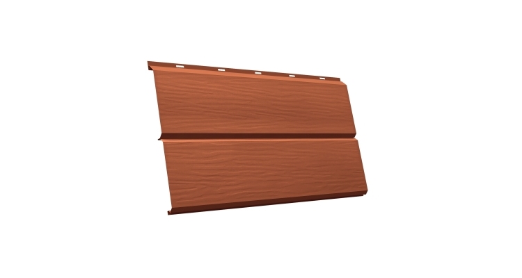 ЭкоБрус 3D 0,345 GL 0.45 Drap с пленкой RAL 8004 терракота