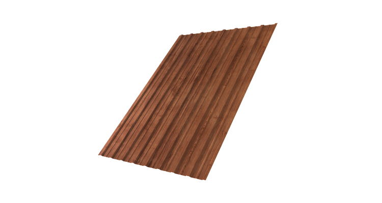 Профнастил С10A 0,45 Print Premium Rowan Wood Intense FTC