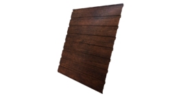 Профнастил С10B 0.45 Print-Double Premium Cherry Wood Dark F