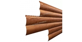 Сайдинг Металл Профиль Woodstock-Н-28х330 (ECOSTEEL_T-01-ЗолотойДуб-0.5)