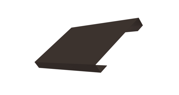 Ламель лицевая 150 забора жалюзи Texas 0.45 PE-Double с пленкой RR 32 темно-коричневый