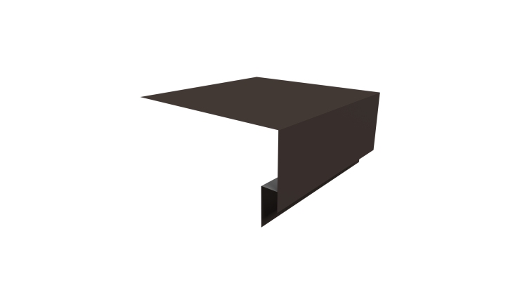 Планка околооконная сложная Экобрус Grand Line 200х75х25 0,45 Drap TR RR 32 темно-коричневый (2м)