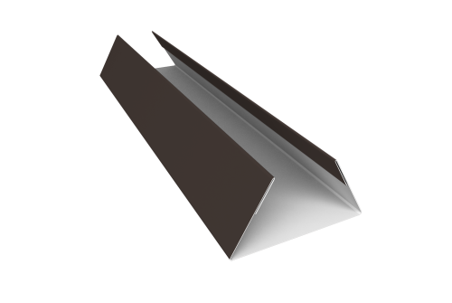 Планка стыковочная составная нижняя 0,45 Drap TX RR 32 темно-коричневый (3м)