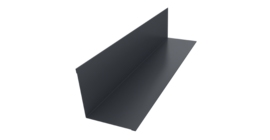 Угол внутренний 110х110 0,5 Drap RAL 7024 мокрый асфальт (3м)