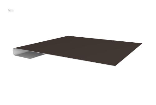 Планка завершающая 0,45 Drap TX RR 32 темно-коричневый (2м)