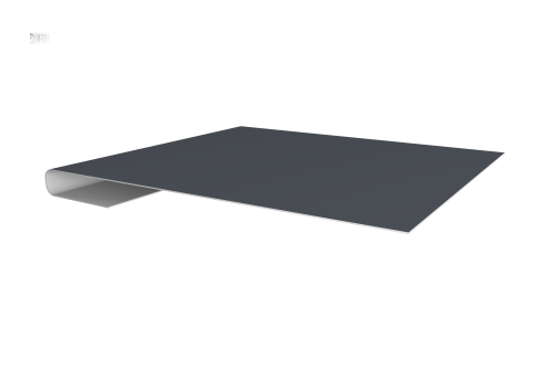 Планка завершающая 0,5 Drap TX RAL 7024 мокрый асфальт (3м)