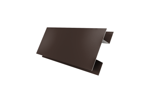 Планка H-образная стыковочная сложная 0,45 Drap TX RAL 8017 шоколад (2м)