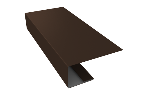 J-Профиль 18мм 0,45 Drap TX RAL 8017 шоколад (3м)