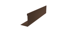 Нащельник 150 Texas 25х35 0,45 Drap TwinColor RAL 8017 шоколад (L2,0)