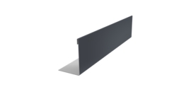 Нащельник 150 Texas 25х350,5 Satin Matt TX RAL 7024 мокрый асфальт (L1,5)