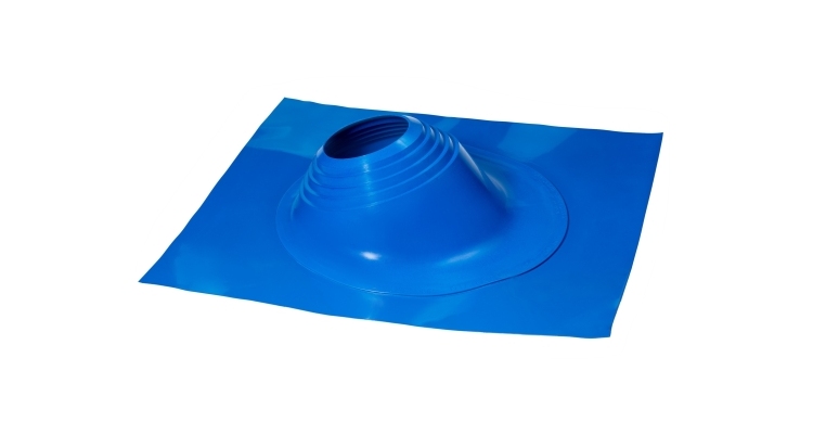 Проходной элемент MF угловой №2 (180-280мм) +185 EPDM (металлический окрашенный фланец) синий