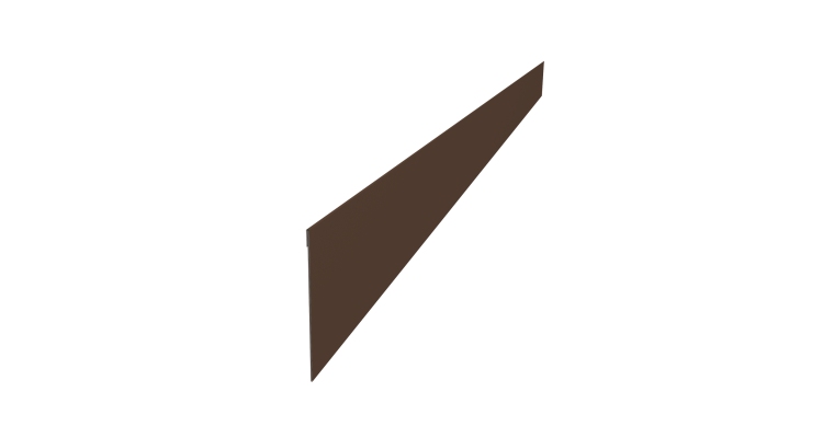 Ламель забора жалюзи Palermo 0,45 Drap TR RAL 8017 шоколад