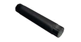 Труба круглая соединительная GL PE Matt 90 мм 1 м RAL 9005 черный